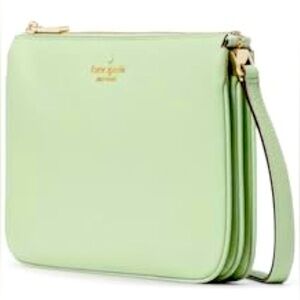 NWT ♠️Kate Spade Leila Triple Gussets Crossbody Bag